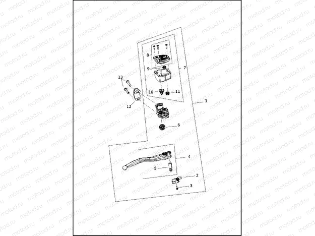 BRAKE CONTROL, FRONT