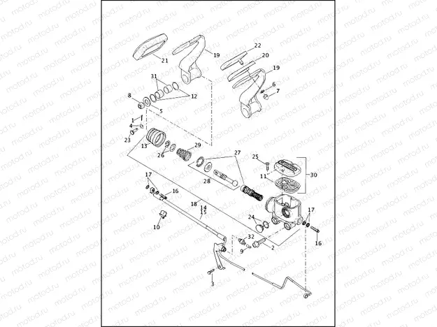 BRAKE CONTROL, REAR