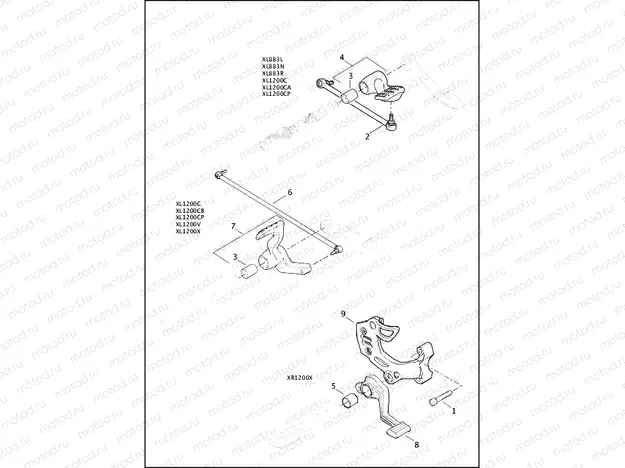 BRAKE CONTROL, REAR