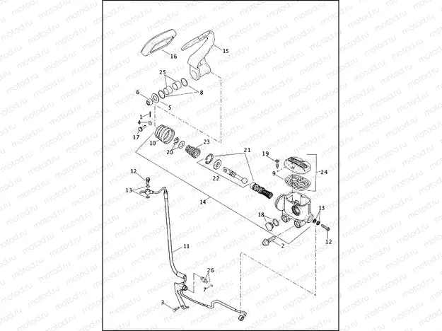 BRAKE CONTROL, REAR