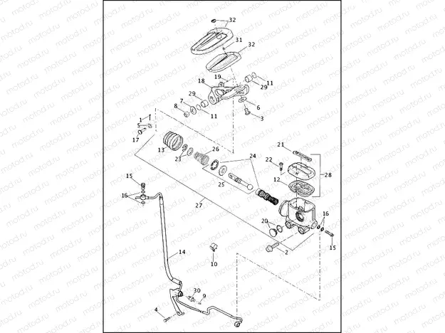 BRAKE CONTROL, REAR