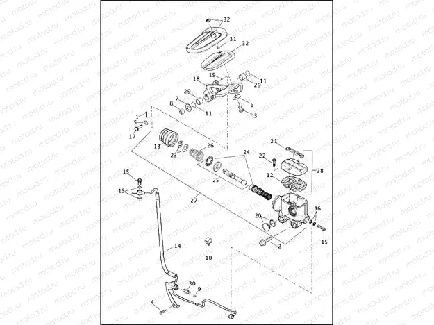 BRAKE CONTROL, REAR