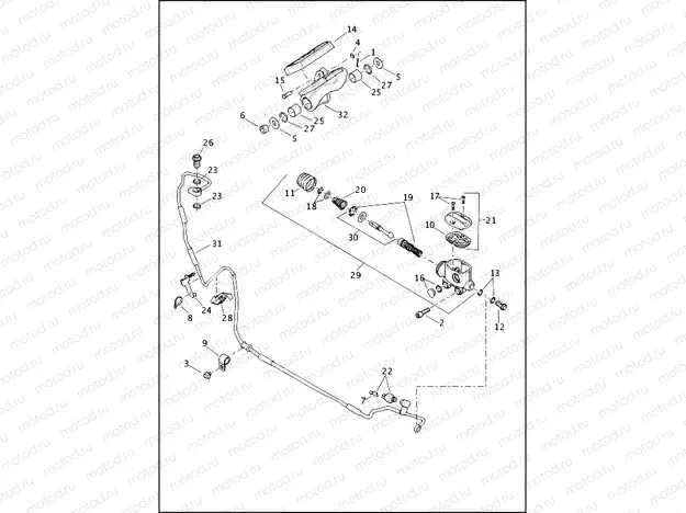 BRAKE CONTROL, REAR