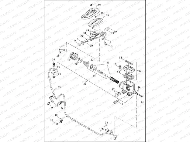 BRAKE CONTROL, REAR