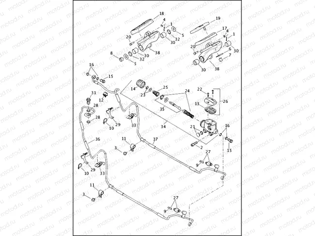 BRAKE CONTROL, REAR