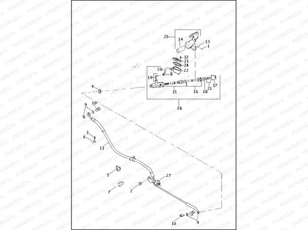 BRAKE CONTROL, REAR