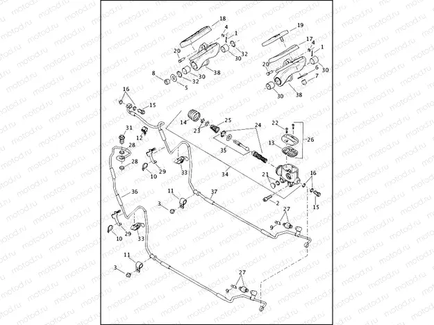 BRAKE CONTROL, REAR