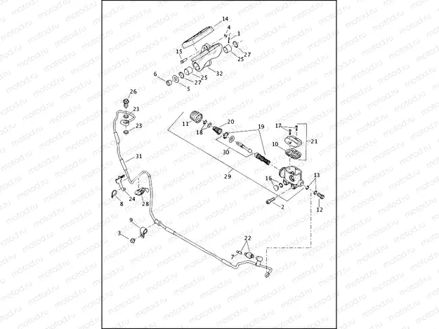 BRAKE CONTROL, REAR