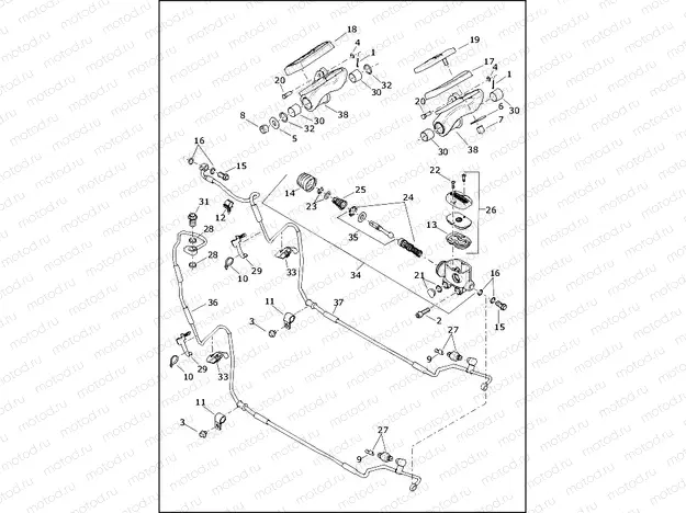 BRAKE CONTROL, REAR
