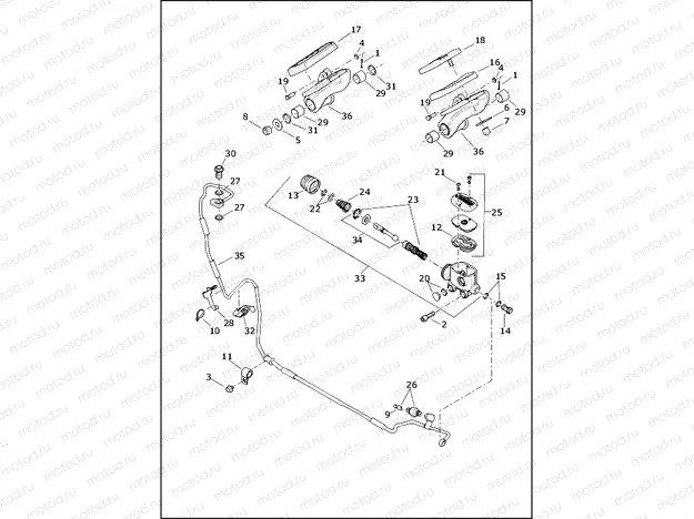 BRAKE CONTROL, REAR