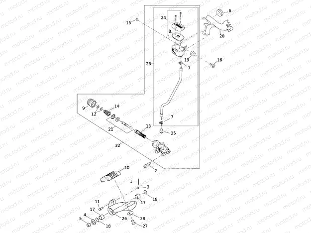 BRAKE CONTROL, REAR