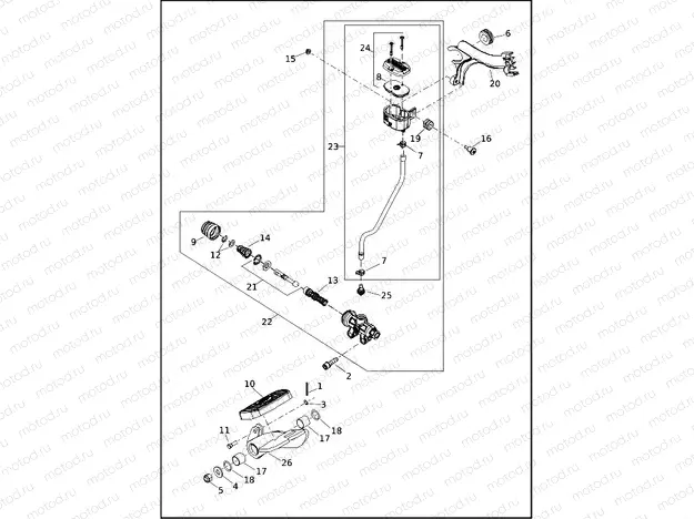BRAKE CONTROL, REAR
