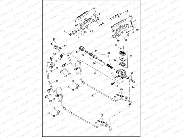 BRAKE CONTROL, REAR