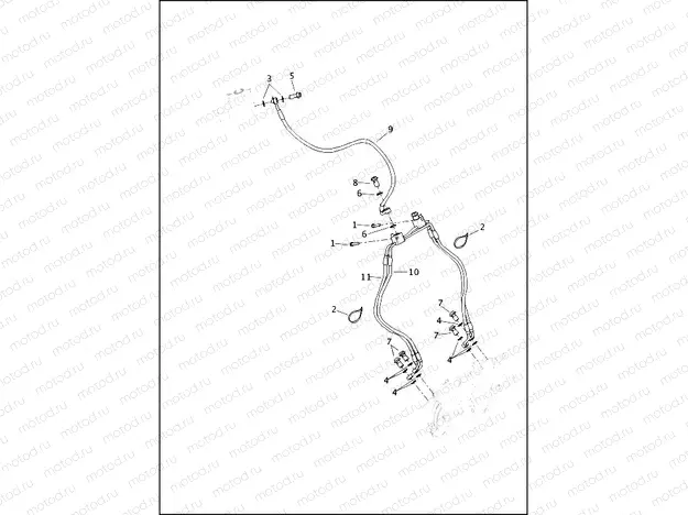 BRAKE LINE, FRONT