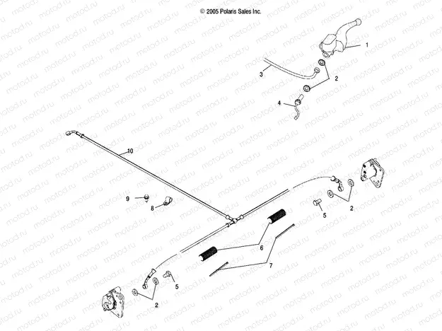 BRAKE LINES | BRAKE LINES, FRONT - A06MH50FC (4999205499920549B04)