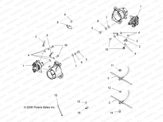 BRAKE LINES | BRAKE LINES, REAR - A07MH76FA (49ATVBRAKERR078EFIIN)