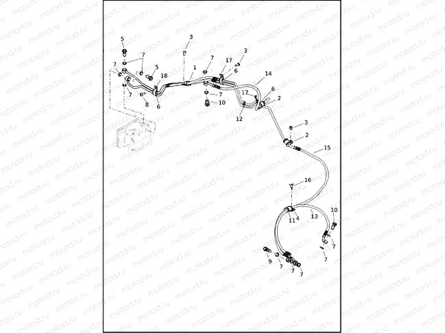 BRAKE LINES, FRONT