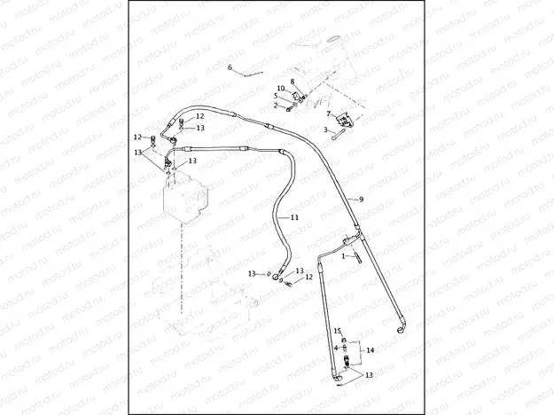 BRAKE LINES, FRONT - ABS