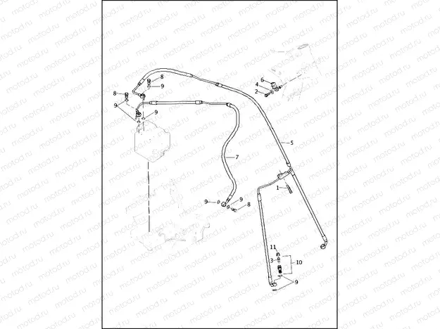 BRAKE LINES, FRONT, ABS