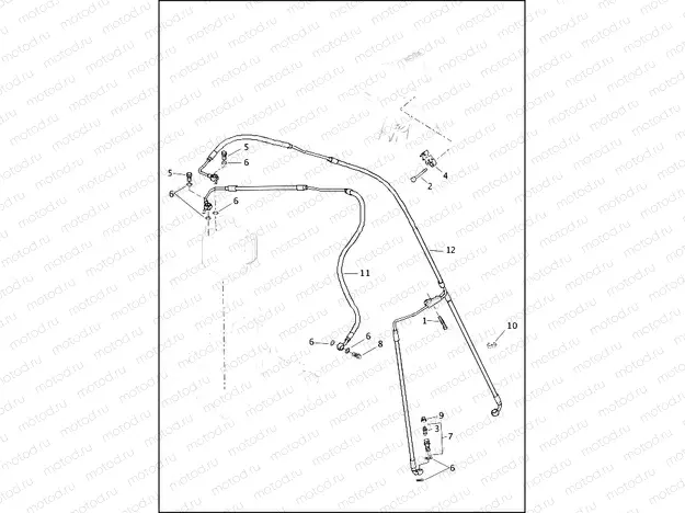BRAKE LINES, FRONT - ABS