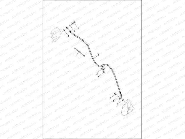 BRAKE LINES, FRONT, NON-ABS - FLSL, FXBB, FXLR
