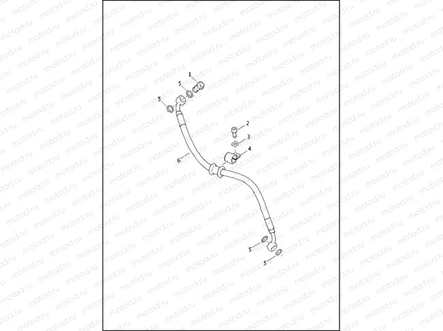 BRAKE LINES, REAR, NON-ABS