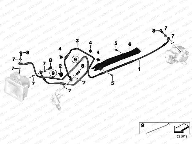 BRAKE PIPE REAR