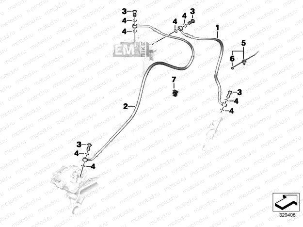 BRAKE PIPE REAR