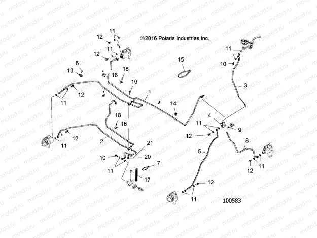 BRAKES | BRAKES, BRAKE LINES - A18SUE57N5 (100583)