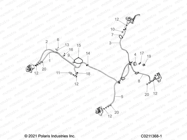 BRAKES | BRAKES, BRAKE LINES - A20SEG57A1/A4/A7/A9/B1/B4 (C0211368-1)