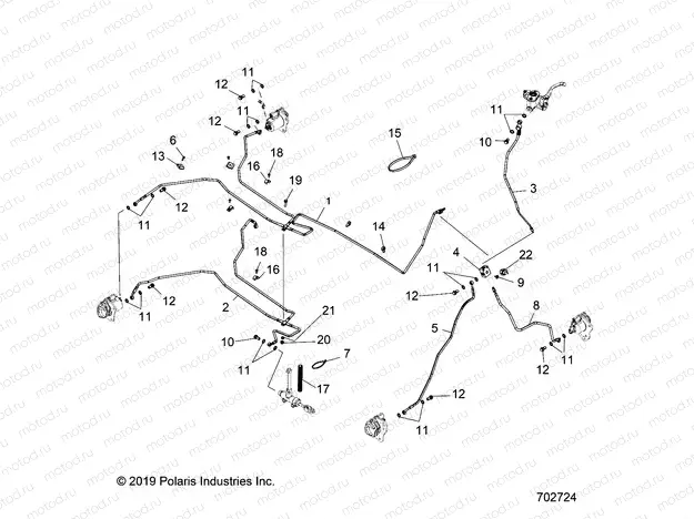 BRAKES | BRAKES, BRAKE LINES - A20SWE57A1/3A1 (702724)
