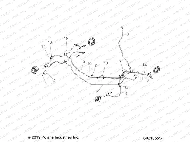 BRAKES | BRAKES, BRAKE LINES - A20SXE95KL/KR (C0210659-1)