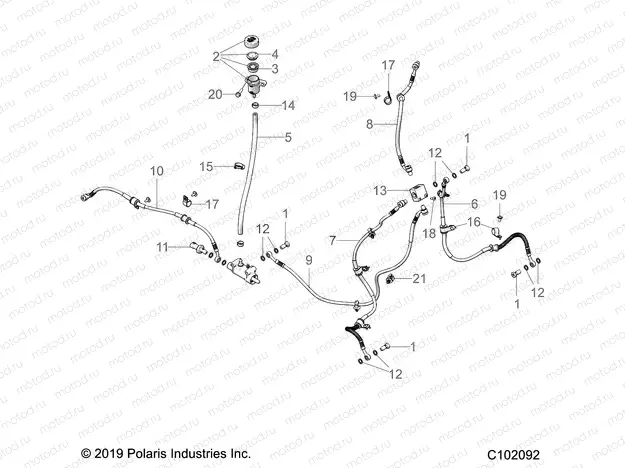 BRAKES | BRAKES, BRAKE LINES - A22HBB07N3/N7 (C102092)
