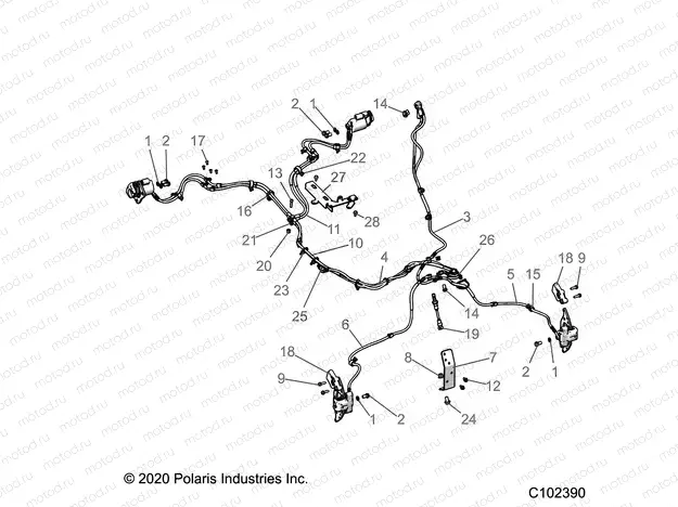 BRAKES | BRAKES, BRAKE LINES - A22SGE95KN (C102390)