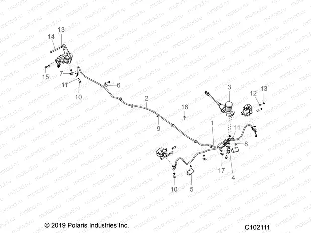 BRAKES | BRAKES, BRAKE LINES AND MASTER CYLINDER - A20HZB15A1/A2/B1/B2 (C102111)
