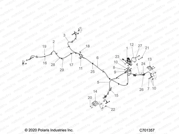 BRAKES | BRAKES, BRAKE LINES AND MASTER CYLINDER - G20GXD99AP/AG (C701357)