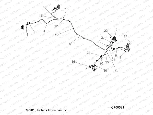 BRAKES | BRAKES, BRAKE LINES AND MASTER CYLINDER - R19RSE99/A (C700521)