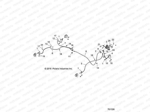 BRAKES | BRAKES, BRAKE LINES and MASTER CYLINDER - R20M4A57B1/B9/EBH (701326)
