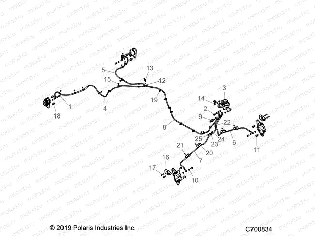 BRAKES | BRAKES, BRAKE LINES AND MASTER CYLINDER - R20RRED4F1/N1/SD4C1 (C700834)