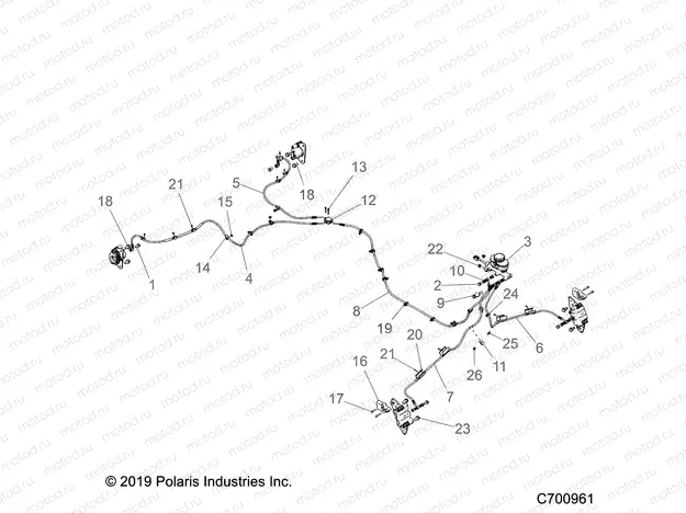 BRAKES | BRAKES, BRAKE LINES AND MASTER CYLINDER - R20RRF99AV/BV (C700961)