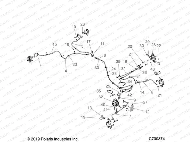 BRAKES | BRAKES, BRAKE LINES AND MASTER CYLINDER - R20RRP99CF/FF (C700874)
