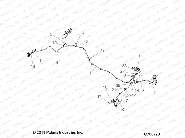 BRAKES | BRAKES, BRAKE LINES AND MASTER CYLINDER - R20RSM99AL (C700720)