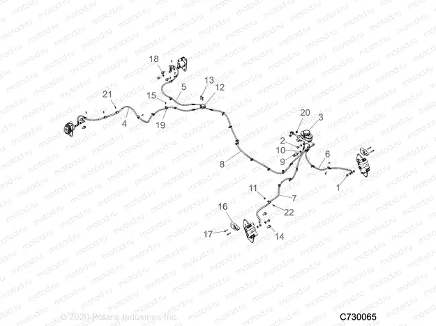 BRAKES | BRAKES, BRAKE LINES AND MASTER CYLINDER - R21RRM99AG (C730065)