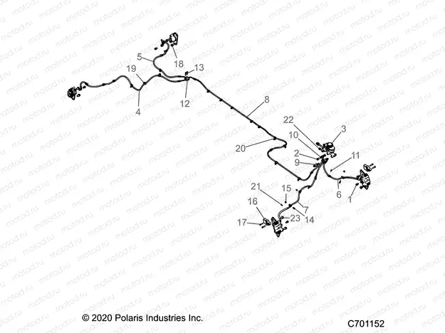 BRAKES | BRAKES, BRAKE LINES AND MASTER CYLINDER - R21T6U99AP/AG/BP/BG (C701152)