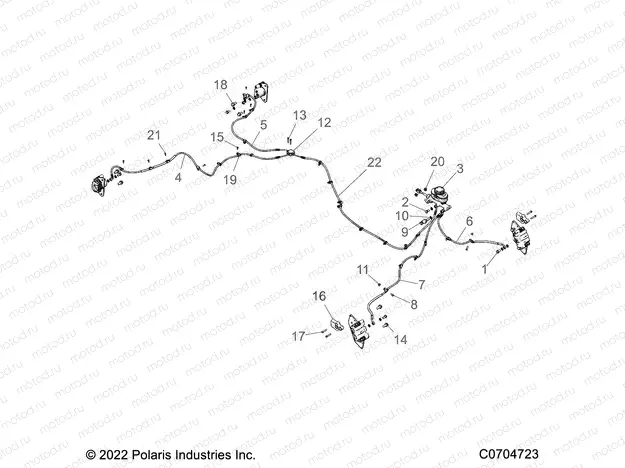 BRAKES | BRAKES, BRAKE LINES AND MASTER CYLINDER - R22RRJ99A9/B9 (C0704723)