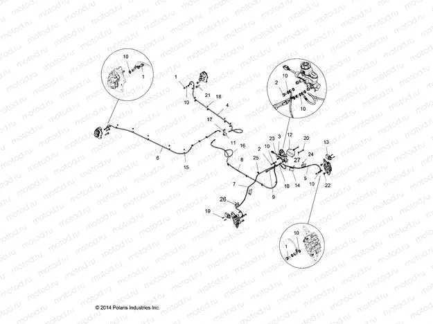 BRAKES | BRAKES, BRAKE LINES AND MASTER CYLINDER - Z15VFE99AT/AV/AP (49RGRBRAKELINES1510004)