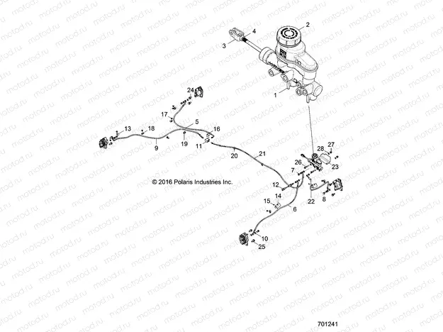 BRAKES | BRAKES, BRAKE LINES and MASTER CYLINDER - Z18VHA57B2 (701241)