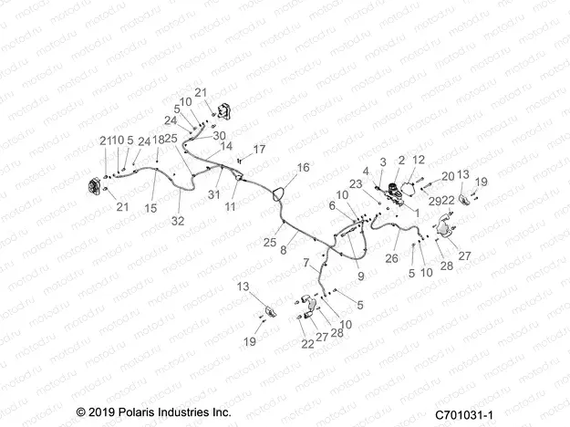 BRAKES | BRAKES, BRAKE LINES AND MASTER CYLINDER - Z20A5A87B2/E87BP/BK/BX (C701031-1)