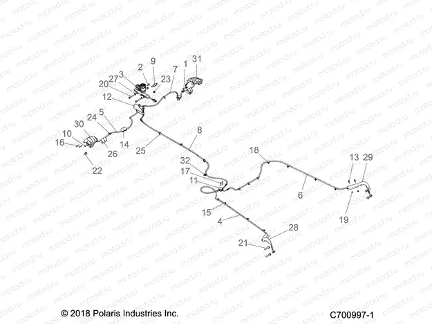 BRAKES | BRAKES, BRAKE LINES AND MASTER CYLINDER - Z21N4M99AG (C700997-1)