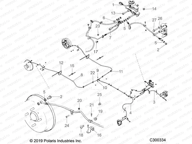 BRAKES | BRAKES, BRAKE LINES - L20G2AGALA/DGALA/4AGALA/EA/6AGALA